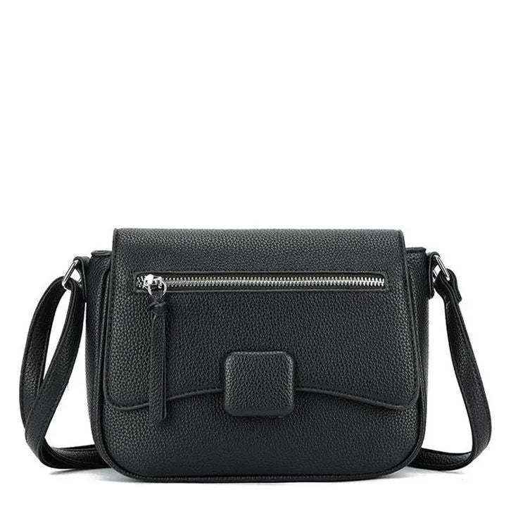 Women's Long & Son Cross Body & Shoulder Hand Bag S-082 - Black