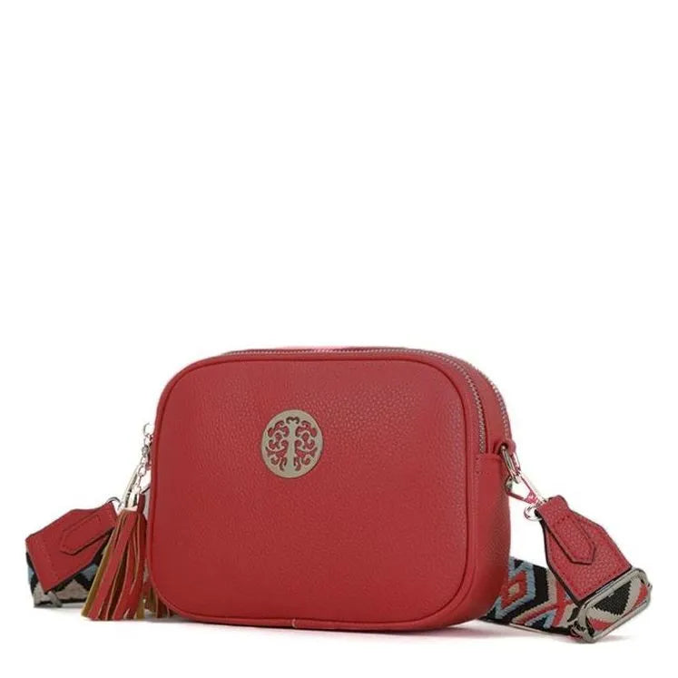 Women's Long & Son Medium Shoulder & Cross-Body Bags 32227 - Red
