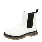 Women's Cipriata Jessica L052 Chelsea Side Zip Ankle Boots - Off White