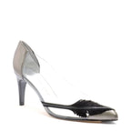 Women's AZUREE Cannes LIBY Crystal Dress Pump Shoes - Pewter