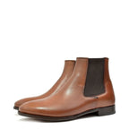 Men's EYE Botin Leather and Suede Chelsea Boots - Tan