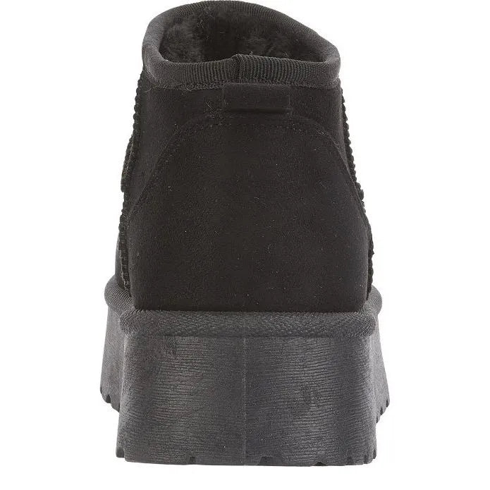 Women's Shoes By Emma Colleen Low Cut Platform Mini Boots - Black