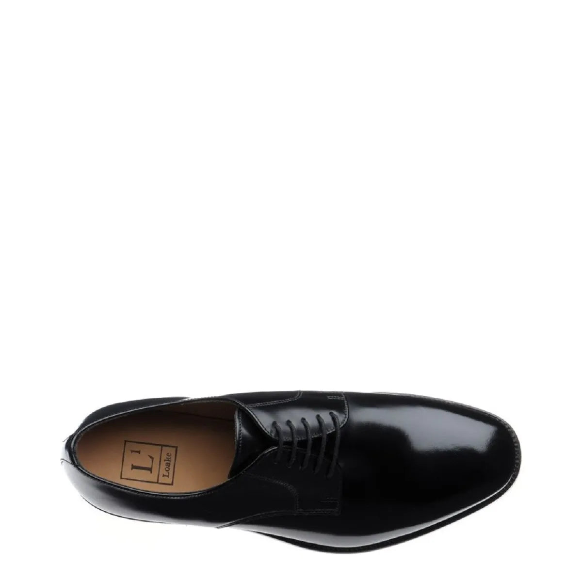 Loake Black Men\'s Shoes L1 205B Size 9 205B Black Derby Shoes | Slater Menswear main image 4