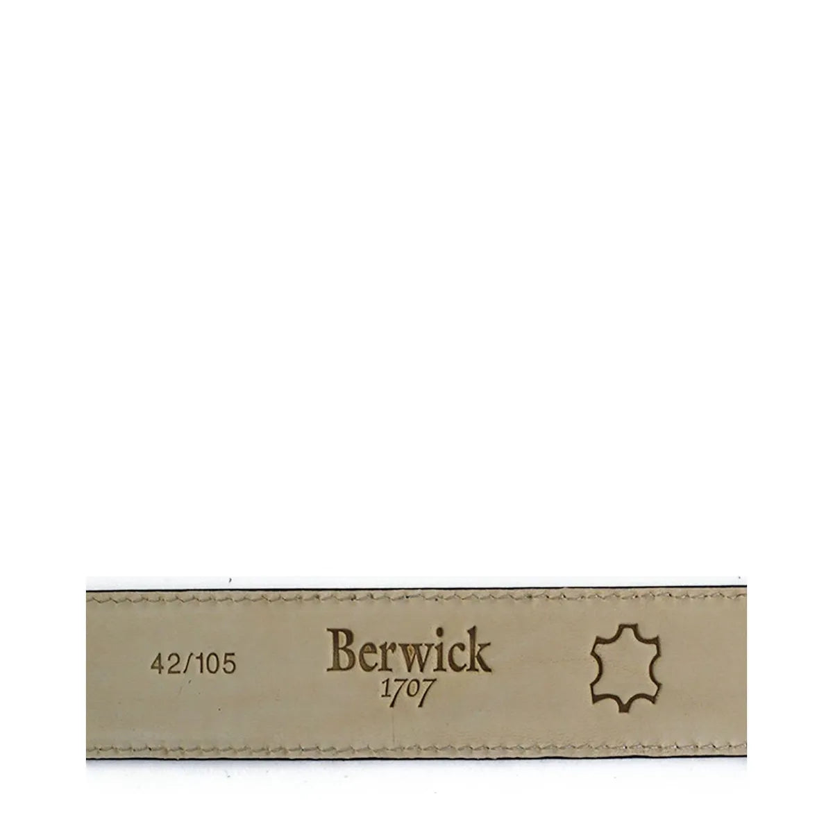 Men's Berwick 1707 Leather Belts CI1605-K3 - Vegano Moka 110 cm
