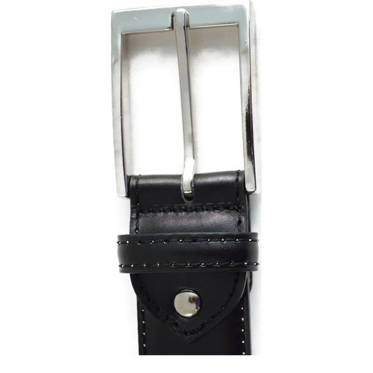 Men's Berwick 1707 Leather Belts CI1605-K5 - Black 110 cm
