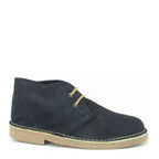Boys ROAMERS Leather Suede Desert Boots - Navy