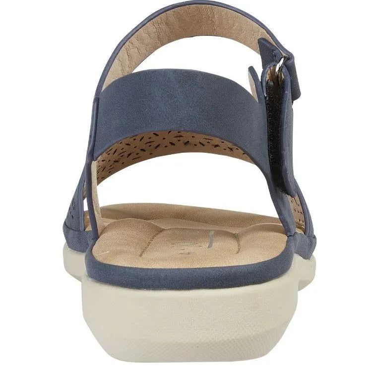 Women's JO & JOE Florence Lightweight Flower Trim Sandals - Navy