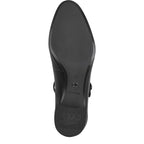 Women's Tamaris 1-22311-43 Mary Jane Leather Pump Shoes K 18 - Black
