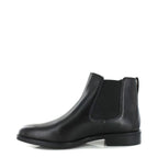 Men's Mephisto Colby Chelsea Leather Boots - Black