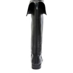 Women's EYE Over The Knee Leather Riding Boots J 8 - Black