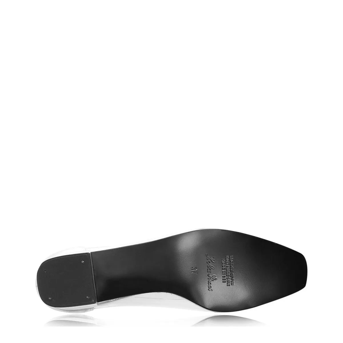 Women's EYE Metallic Patent Leather Ballet Dress Shoes F 71 - Silver