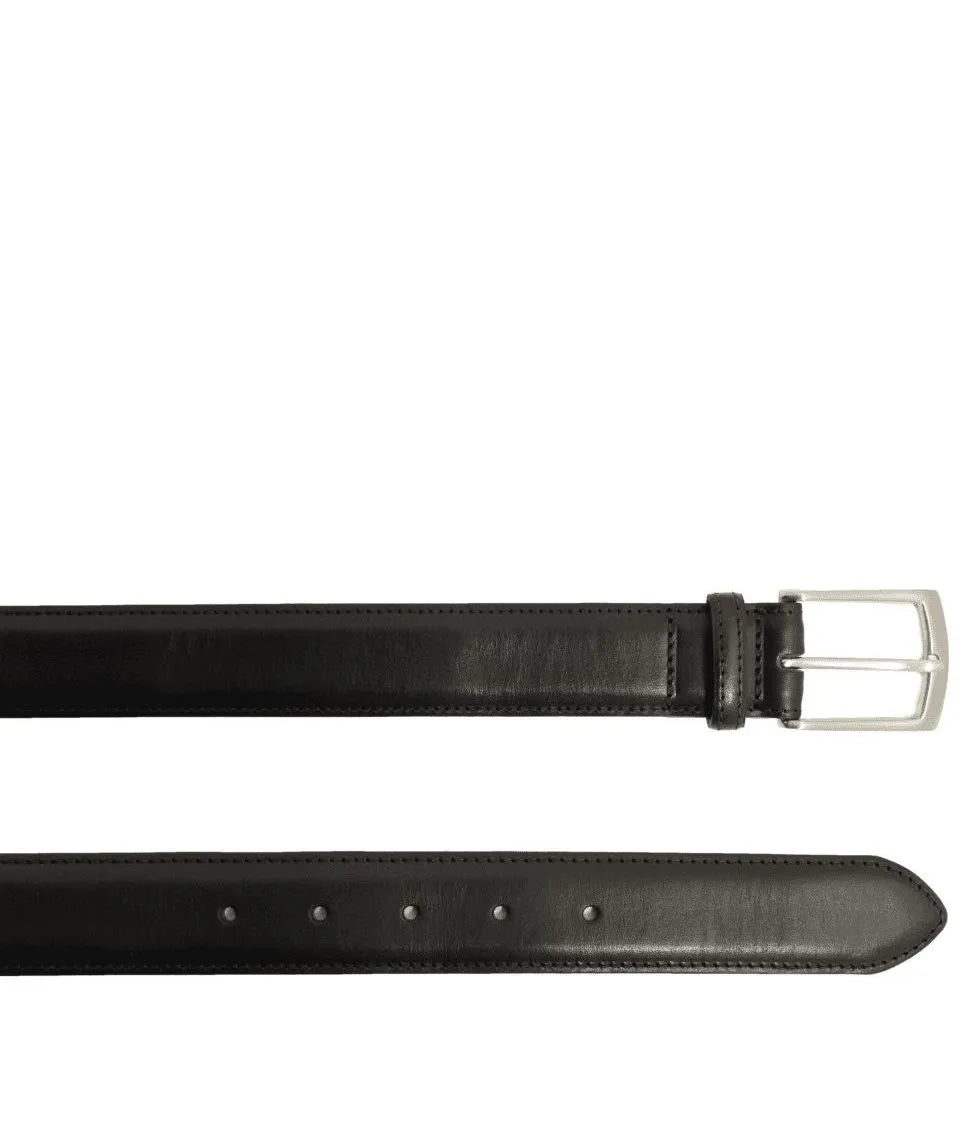 Men's Loake Henry Leather Belts - Black size 40"
