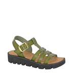 Women's Cipriata Azia Halter Back Wedge Sandals - Green