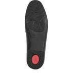 Women's Tamaris 8-84202-42 Trim Wide Comfort Fit Leather Loafer Shoes - Black
