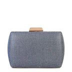 Women's Long & Son Glitter Evening Clutch Bags Z18185 - Blue