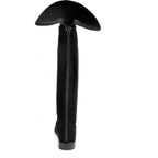 Women's EYE Over The Knee Leather Riding Boots J 8 - Black Suede
