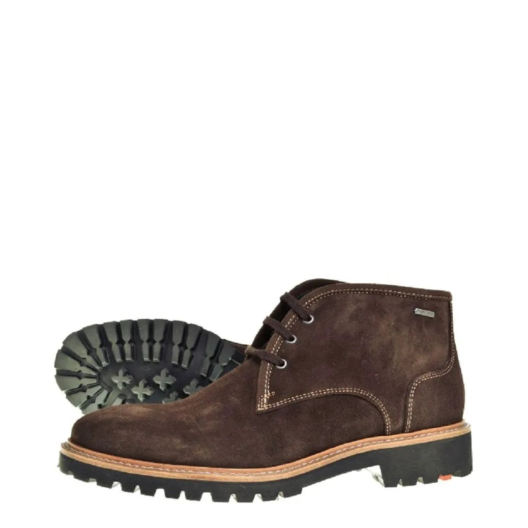Men's Lloyd Germany VADIM Trecker Style Gore-TEX Ankle Boots - Brown Suede