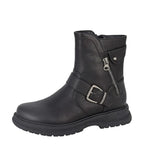 Women's Cipriata L320 Tilda Inside Zip Ankle Biker Boots - Black