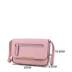 Women's Long & Son Cross Body & Shoulder Hand Bags C-1337 - Pink