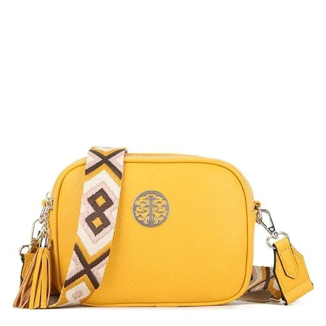 Women's Long & Son Medium Shoulder & Cross-Body Bags 32227 - Yellow