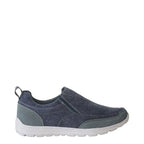 Men's DEK Fab Canvas Casual Lightweight Memory Foam Trainers - Denim