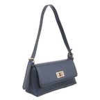 Women's Bessie London Flap Over Shoulder & Cross Body Bag BD6784 - Navy