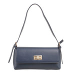 Women's Bessie London Flap Over Shoulder & Cross Body Bag BD6784 - Navy