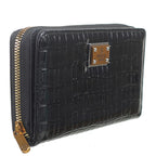 Women's Bessie Sleek Croc Print Wallets BP1449 - Black