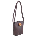 Women's Bessie London Small Button Cross Body Bag BW3630 - Purple