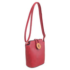 Women's Bessie London Small Button Cross Body Bag BW3630 - Red