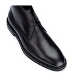 Men's John White Castle Calf Leather Chukka Lace-Up Boots - Black