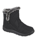Women's Shoe Tree COMFORT Hawthorn Quilted Thermal Lined Ankle Boots - Black