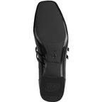 Women's Tamaris 1-22318-43 Double Strap Pump Court Shoes K 22 - Black