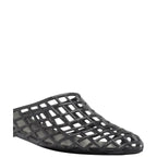 Women's TRUFFLE Collection Closed Mule Jelly Sandals MP1 - Black