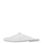 Women's TRUFFLE Collection Closed Mule Jelly Sandals MP1 - White