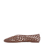 Women's TRUFFLE Collection Ballet Pump Jelly Shoes MP3 - Brown