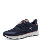 Women's Tamaris 1-23700-44 Nowana Vegan Sneaker Low Shoes - Navy Comb