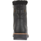 Women's Shoes By Emma Sage Warm Lined Wedge Heel Ankle Boots - Black