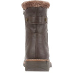 Women's Shoes By Emma Sage Warm Lined Wedge Heel Ankle Boots - Brown
