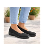 Women's Shoe Tree COMFORT Vienna Lightweight Casual Pump Shoes - Black