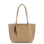 Women's Long & Son Two In One Tote Handbag XY6691 - Khaki