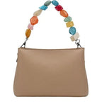 Women's Long & Son Small Top Handle Decorative Cross Body Bag XY6671 - Khaki