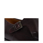 Men's EYE Monk Strap Leather Shoes 4736 PC 18 - Burgundy