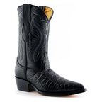 Women's Grinders Indiana Western Mid-Calf Leather Cowboy Boots - Black