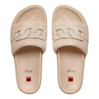 Women's HÖGL 3-100810 Gemma Slide Leather Mule Sandals HO 81 - Butter 1500