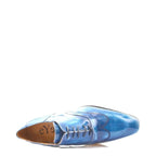 Men's EYE Unique Florentic Design Lace-up Shoes PC 7 - Blue