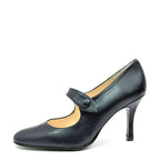 Women's EYE Mary Jane High Heel Leather Shoes H 3 - Navy