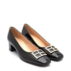 Women's HÖGL Delila 0-174024 Pump Court Shoes HO 74 - Black Patent