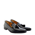 Men's VITELO Slipper Leather Shoes PC 10 - Black Patent