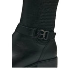 Women's Tamaris 1-25511-41 Leather Knee High Boots - Black